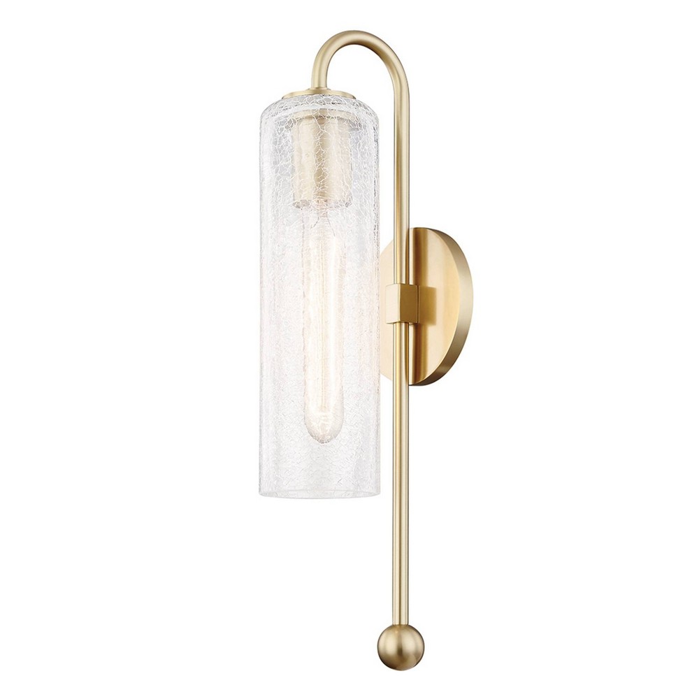 UPC 806134847753 product image for Skye 1-Light Wall Sconce Aged Brass - Mitzi by Hudson Valley | upcitemdb.com
