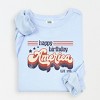 Simply Sage Market Happy Birthday America Retro Lightweight Garment Dyed Sweatshirt - 2 of 4