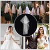 Unique Bargains Wedding Veil Natural White 1 Pc - 4 of 4