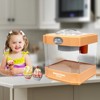 Gulches Snow Cone Makers - Tabletop Shaved Ice Machine with 2 Reusable Cups and Ice Scoop, Blue/Green/Orange - 4 of 4