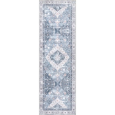 Nuloom Elsa Floral Blossom Pet Friendly Machine Washable Area Rug