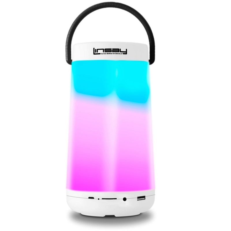 LINSAY LED LIGHT PARTY SHOW BLUETOOTH SPEAKER INDOOR / OUTDOOR, 1 of 2