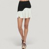 Anna-Kaci Active Women's High Waist Colorblock Tennis Skirt with Sculpted Contrast Design and Flared Hem for Workout Wear - 2 of 4