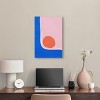 Art Remedy A Loner sun Modern Color Block Abstract Wall Art Unframed - 2 of 4