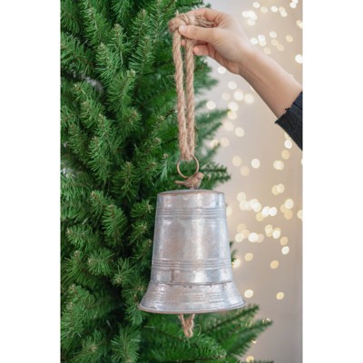 Yukimo 6.1" Iron Snowflake Hanger, Decorative Hanging Ball Christmas Tree Ornaments with Weathered Finish, Set of 6