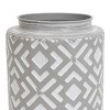 Small Gray Metal Vase - Foreside Home & Garden - 2 of 4