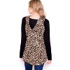 Women's Soft Leopard Hoodie - CHRIS & CAROL - 4 of 4
