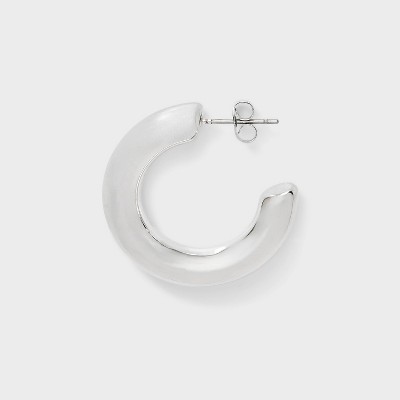 Graduated Hoop Earring Set 3pc - Wild Fable Silver - image 3