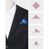 Elerevyo Men's Stripe Twill Textured Pocket Handkerchief - 3 of 4