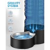 Easy-Clean Automatic Pet Water Dispenser with Wide Mouth & Stainless Steel Bowl, Gravity Refill for Cats, Dogs - 4 of 4