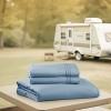 Nestl RV Queen Sheets, Super Soft 4PC Microfiber Sheet Set for Camper, Short Queen Sheets - 3 of 4