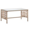 vidaXL 4 Piece Patio Lounge Set with Cushion Poly Rattan Beige - 3 of 4