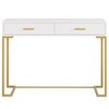 GDFStudio Avery Modern Office Desk with 2 Drawers - 4 of 4
