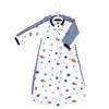 Hudson Baby Infant Boy Cotton Long-Sleeve Wearable Sleeping Bag, Sack, Blanket, Space - 2 of 4