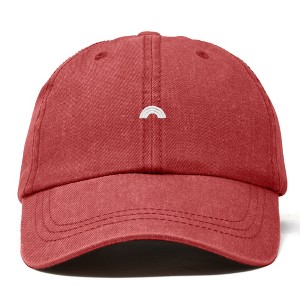 Dalix Lil Rainbow Embroidered Cotton Cap Summer Outdoor Dad Hat Womens - 1 of 4