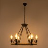 YIYIBYUS 6/8 Head Chandelier Light Fixtures Ceiling Mount Pendant Light - 3 of 4