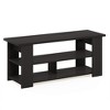 Furinno TV Stand Entertainment Media Center Console For TV's up to 55" w/Open Storage Shelves,Espresso - 4 of 4