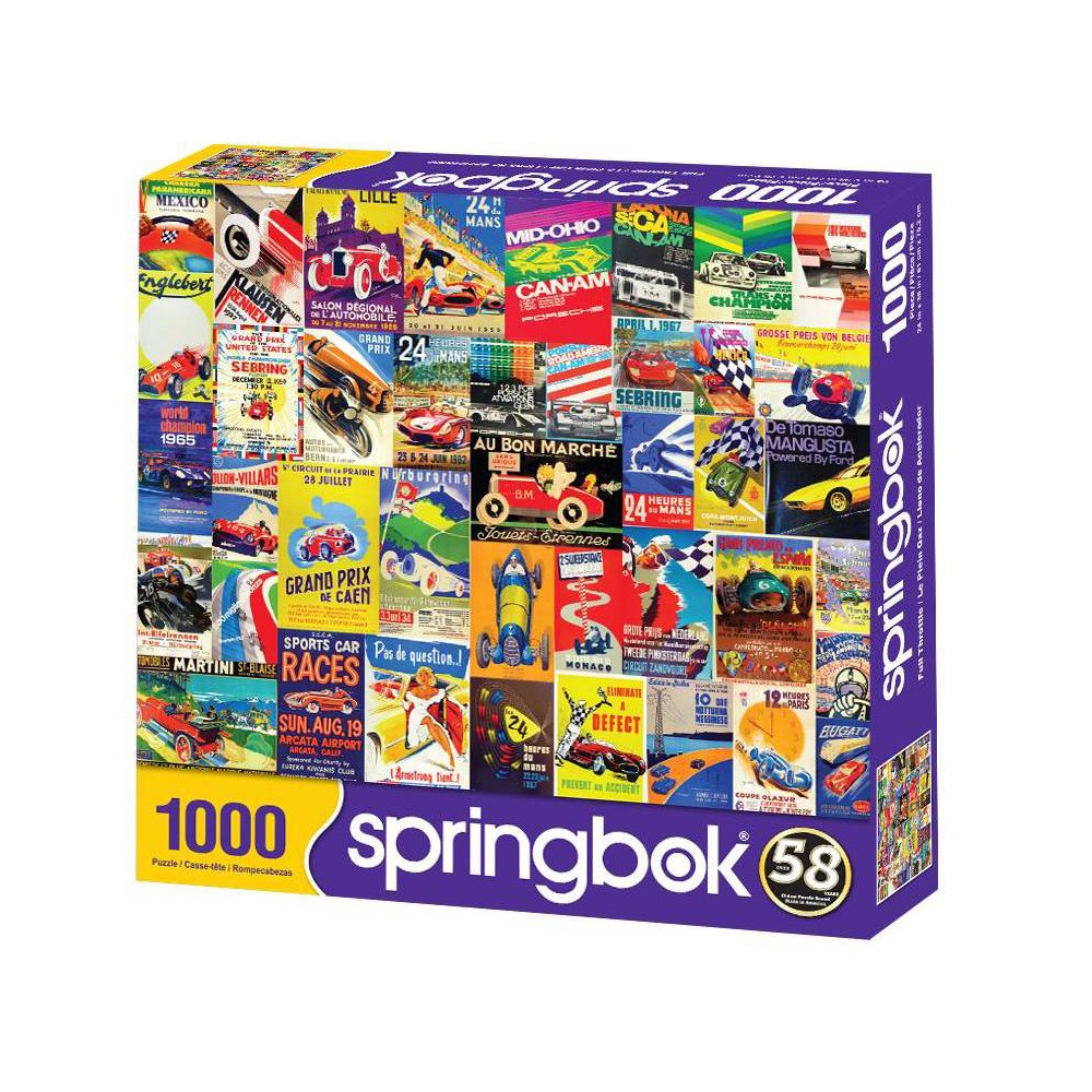 Photos - Jigsaw Puzzle / Mosaic Springbok Full Throttle Jigsaw Puzzle - 1000pc 