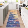 Modern Abstract Living Room Rug Washable Area Rugs for Bedroom - 3 of 4