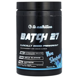 TC Nutrition Batch 27, Clinically Dosed Preworkout, Blue Slushie, 12.35 oz (350 g) - 1 of 3