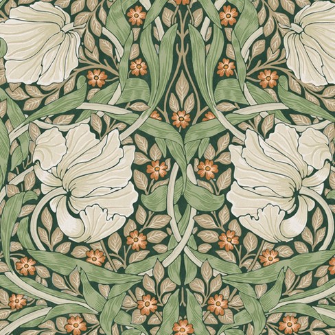 William Morris At Home Pimpernel Green Wallpaper : Target