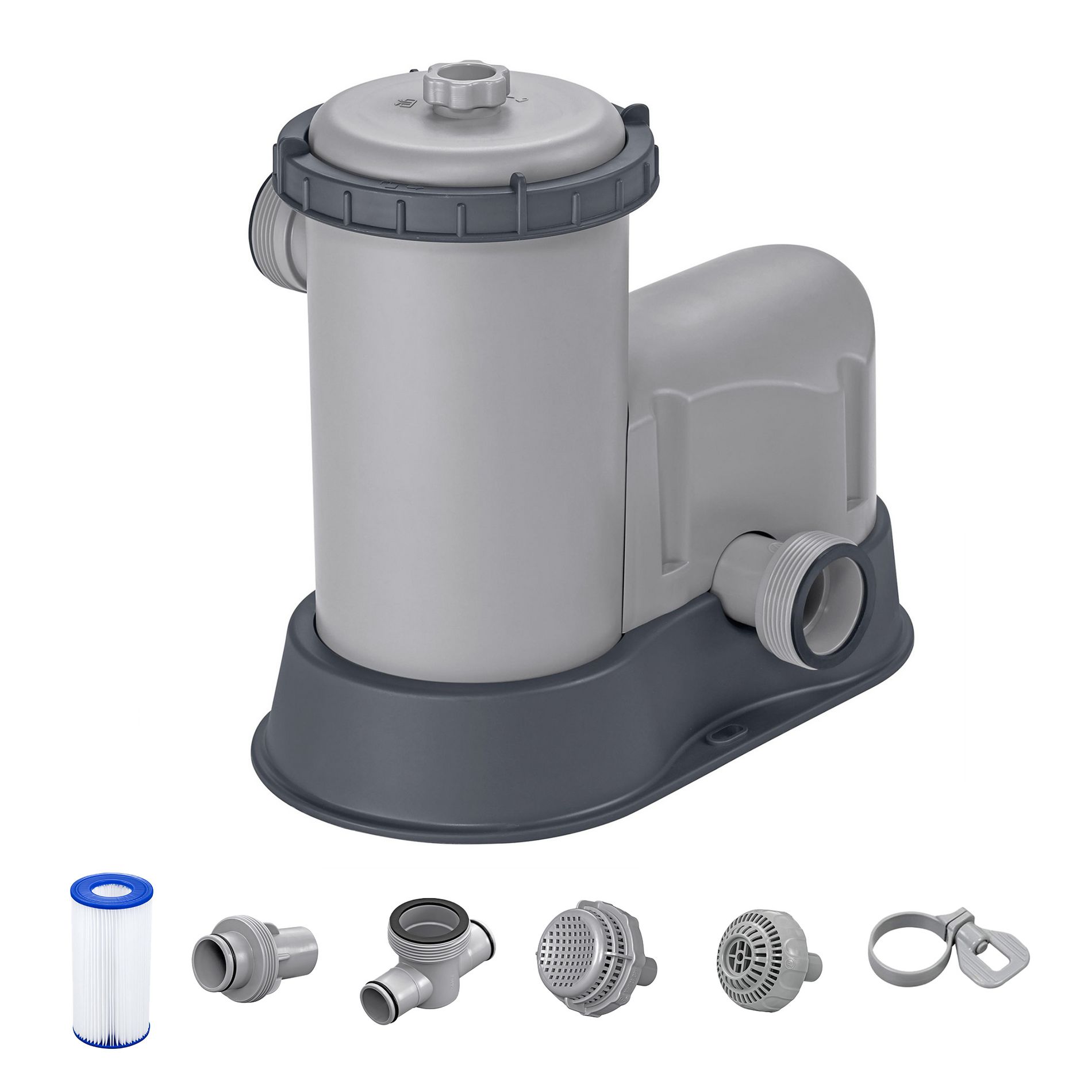 Bestway Flowclear 1,500 GPH 120V Above Ground Swimming Pool Water Filter Pump