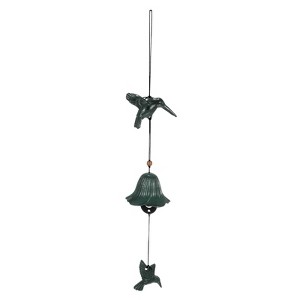Unique Bargains Cast Iron Traditional Outdoor Decor Wind Chime 1 Pcs - 1 of 4
