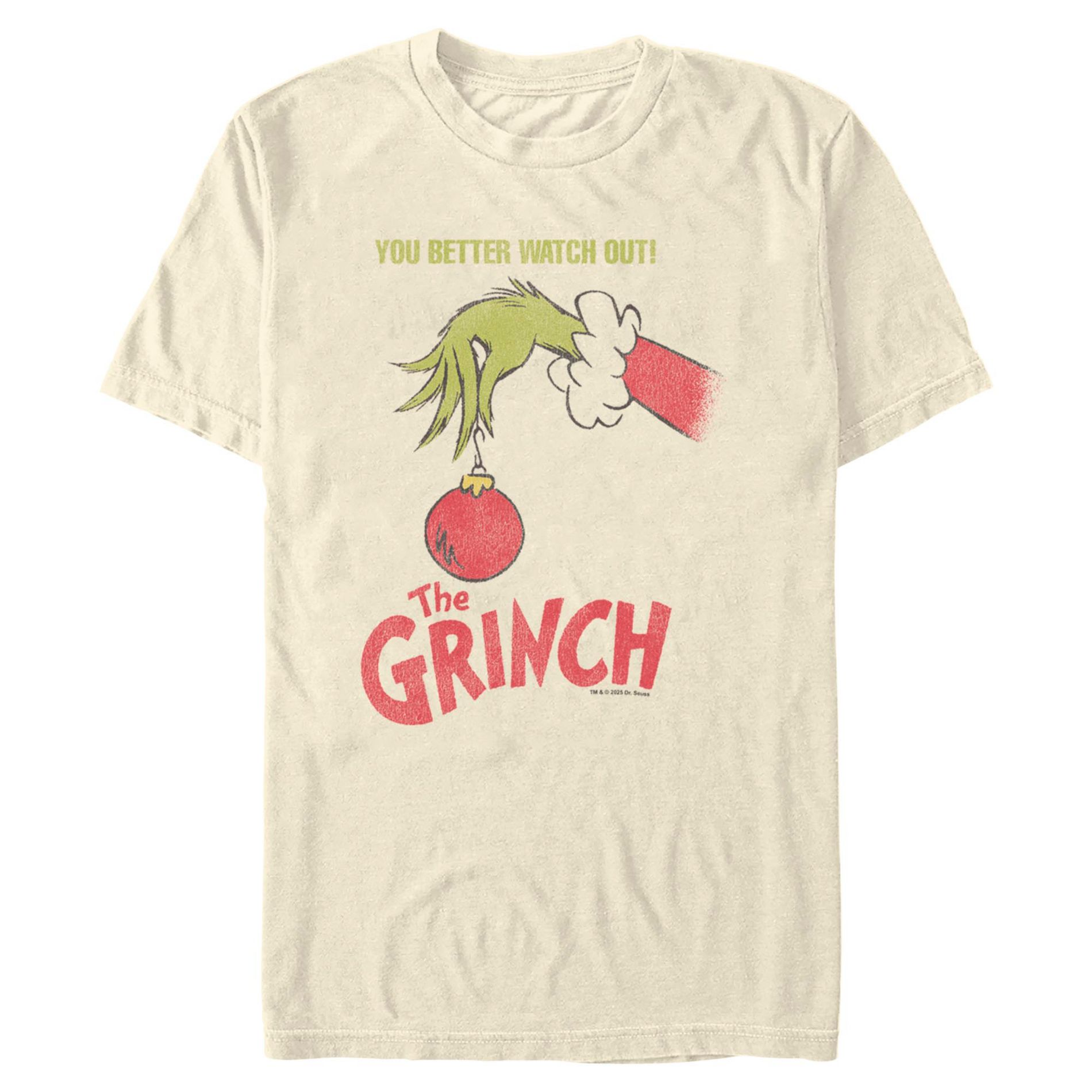 Mens The Grinch You Better Watch Out T Shirt