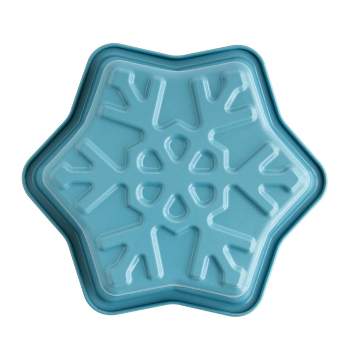 Trudeau 9.75 Silicone Ornament Shaped Cake Pans Blue : Target
