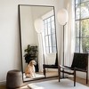 CENGHU Large Freestanding Mirror 76"x 34" Oversized Floor Mirror Aluminum Alloy Frame Full Length Mirror for Living Room Bedroom Entryway - 3 of 4