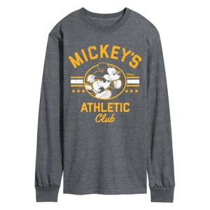 Men's - Disney - Mickeys Athletic Club Long Sleeve Graphic T-Shirt - 1 of 3