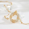 14K Gold Plated CZ Pendant Necklace - Dainty Everyday Jewelry for Women, Elegant Gift - 4 of 4