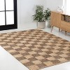 JONATHAN Y Theo Modern Farmhouse Woven Jute Checkerboard Indoor Area Rug - 4 of 4