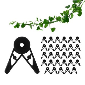 Unique Bargains Durable Plastic Adjustable Weather Resistant Plant Clips - 1 of 4