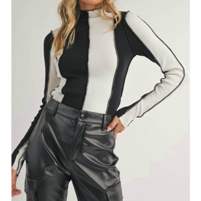 Women's Alicia Long Sleeve Color Block Top - Klesis
