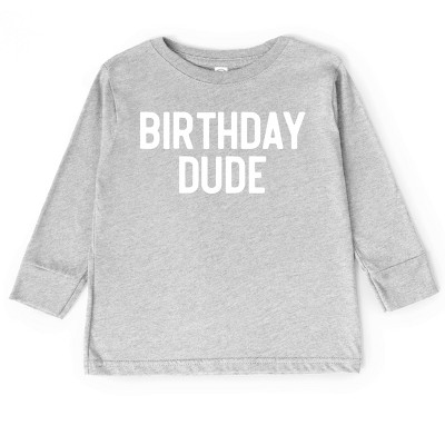 The Juniper Shop Birthday Dude Bold Toddler Long Sleeve Tee