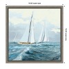 Amanti Art Sailing Ships III by Rick Novak Canvas Wall Art Print Framed 16 x 16-in. - 3 of 4