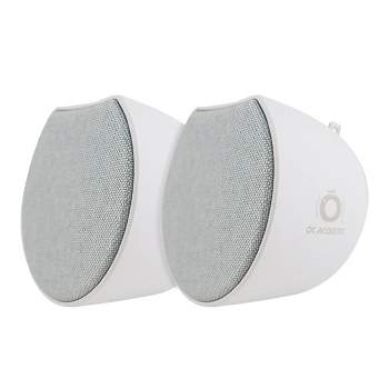 OC Acoustic Newport Plug-in Outlet Speaker with Bluetooth 5.1 and Built-in USB Type-A Charging Port - Pair