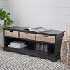 Landers 3 Drawer Storage Bench  - Safavieh - 2 of 4