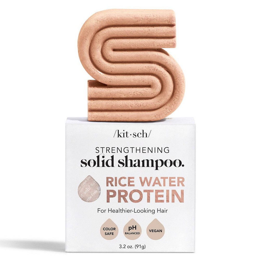 Kitsch Rice Water Protein Solid Shampoo Bar - 3.2oz -  91792318