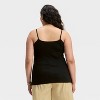 Women's Slim Fit Ribbed Cami - A New Day™ - 2 of 3