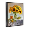Stupell Industries Farmhouse Sunflower Country Fruit Jars Framed Giclee Art - 2 of 4