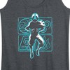 Women's - Avatar: The Last Airbender - Aang Airbending Graphic Racerback Tank - 2 of 4