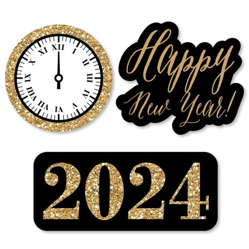 Happy New Year 2024 Cake Topper