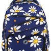 JWorld Trio Rolling 20" Backpack with Lunch compartment and Detachable Pencil Case - Joy Daisy - 3 of 4