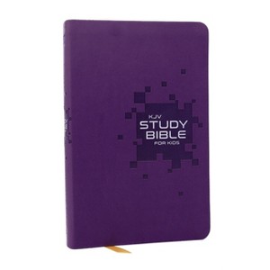KJV Study Bible for Kids, Purple Leathersoft - by Thomas Nelson