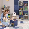 Sorbus 13 Inch 6 Pack Collapsible Fabric Storage Bins with Clear Window - for Organizing Clothes, Toys, Books, Shelves, Closets & more - 2 of 4