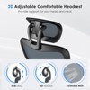 NicBex Ergonomic Office Chair with Lumbar Support,Computer Desk Chair with Adjustable Headrest,3D Armrests,Mesh Office Chair with Wheels - 4 of 4