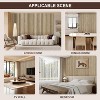 Wood Slat Wall Panel - 2 PCS Slat Wall Paneling, Natural Wood Veneer Sound Dampening Wall Panels - Wood Panels for Wall 12.6" W x 94.5" L - 4 of 4