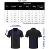 Men's Cotton Linen Shirt Short Sleeve Cuban Guayabera Casual Summer Beach Button Down Shirts With Pocket - 4 of 4